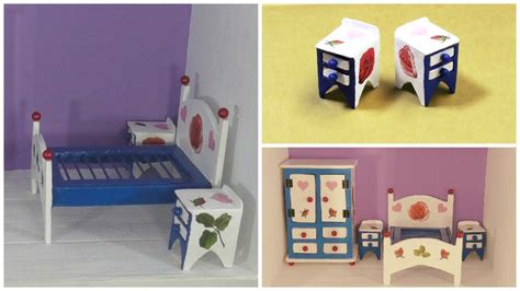 Cómo hacer muebles para casa de muñecas con cartón  sillas ...