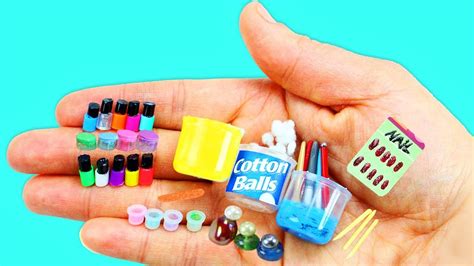 Cómo Hacer Productos en Miniatura para las Uñas / Manicura ...