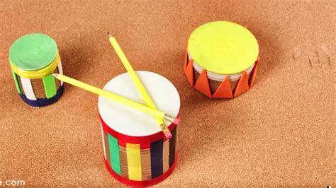Como hacer tambores con latas y globos   Juguetes para ...
