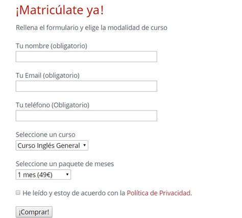 Como hacer un formulario en Wordpress