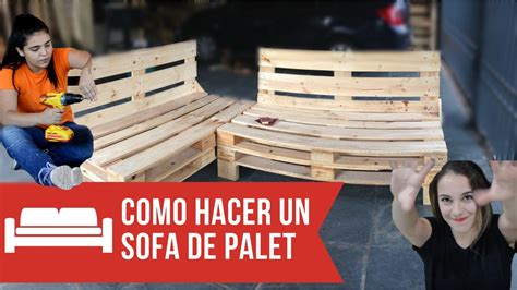 COMO HACER UN SOFA CON PALETS PASO A PASO   | Empo | EP ...