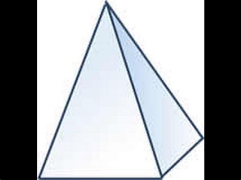 como hacer una pirámide con base cuadrada facil y sencillo ...