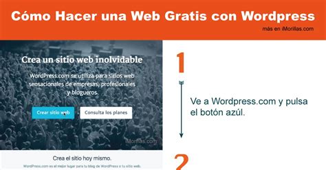 Cómo Hacer una Web Gratis en Wordpress   iMorillas.com