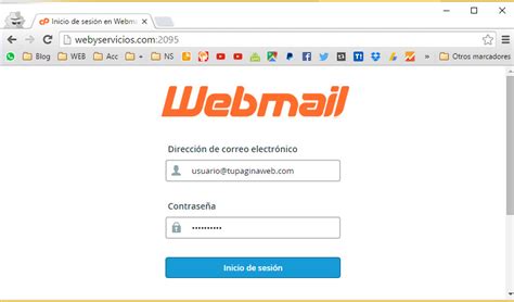 Cómo ingresar a tu correo por WEBMAIL » Weby Servicios