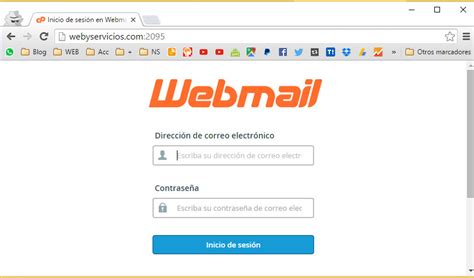 Cómo ingresar a tu correo por WEBMAIL » Weby Servicios