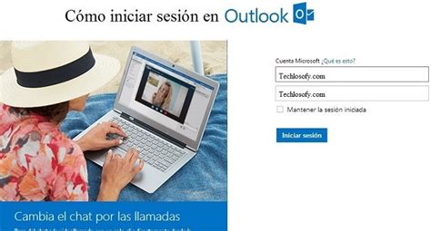 Cómo iniciar sesión Hotmail  nuevo Outlook    Techlosofy.com