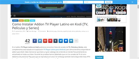 Como Instalar Addon TV Player Latino en Kodi [TV ...