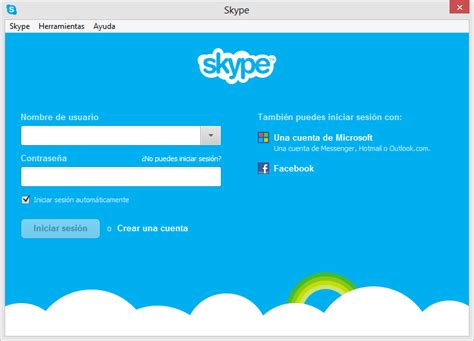¿Cómo integrar mi cuenta de Windows Live Messenger a Skype?