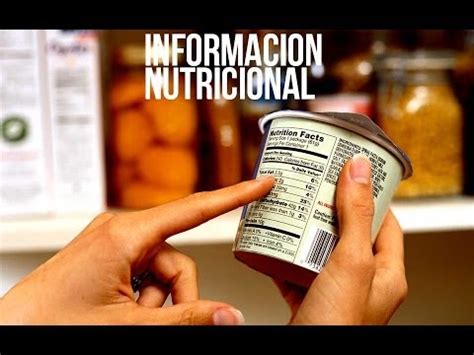 ¿Cómo leer la etiqueta nutricional