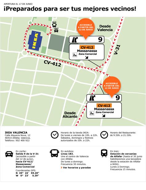 Cómo llegar a Ikea Alfafar  Valencia  | Cosas prácticas