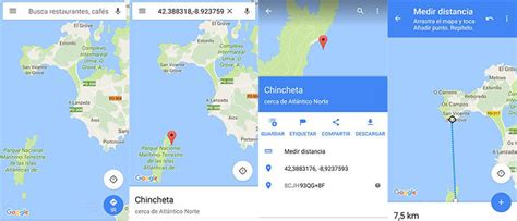 Cómo medir una distancia en Google Maps