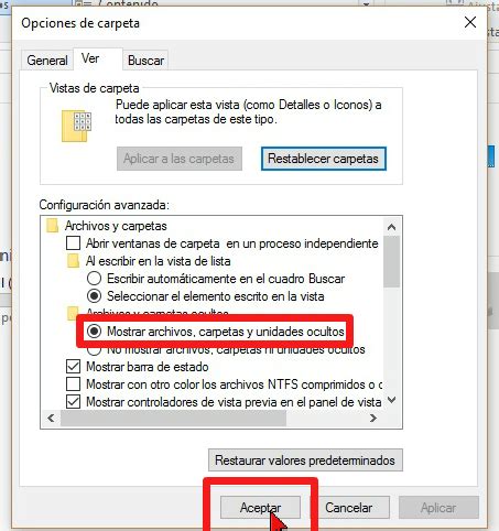 Cómo mostrar las carpetas y archivos ocultos en Windows 10 ...