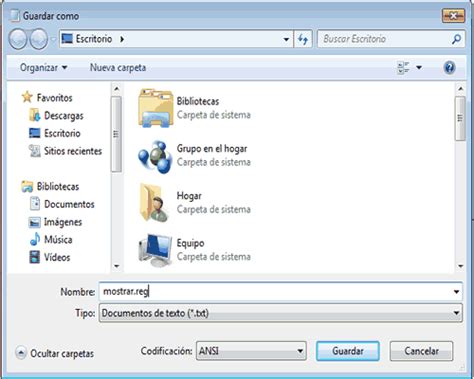 Como mostrar y ocultar la papelera de reciclaje Windows 7 y XP