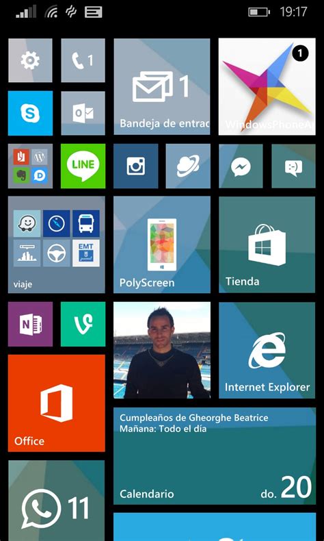 Como personalizar la pantalla de inicio en Windows Phone 8.1