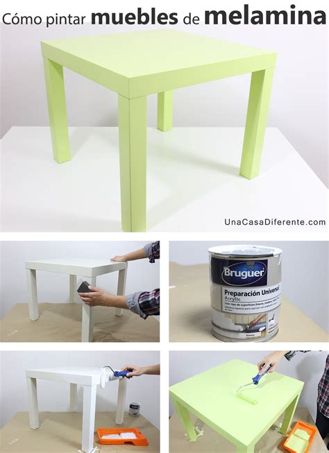 Cómo pintar muebles de melamina Una Casa Diferente
