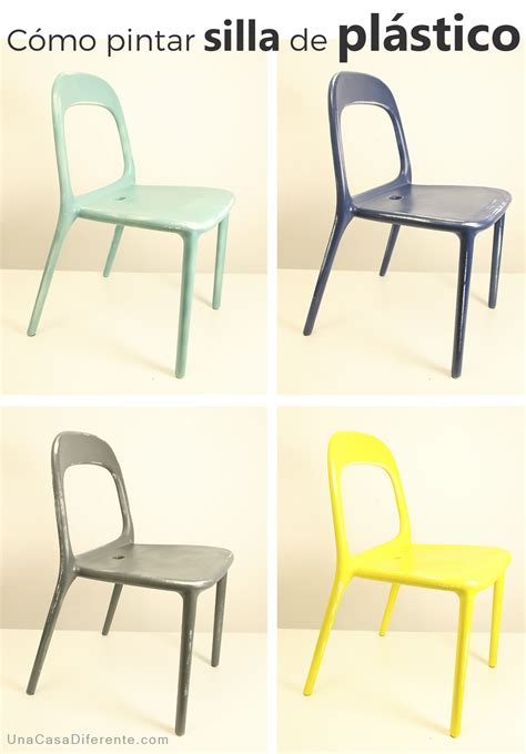 Cómo pintar sillas de plástico   Una Casa Diferente