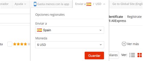 Cómo poner AliExpress en español y en Euros   NOVIEMBRE 2016