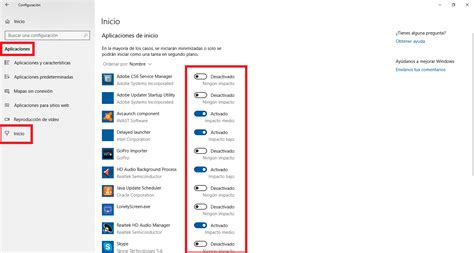 Cómo quitar o agregar programas de inicio en Windows 10