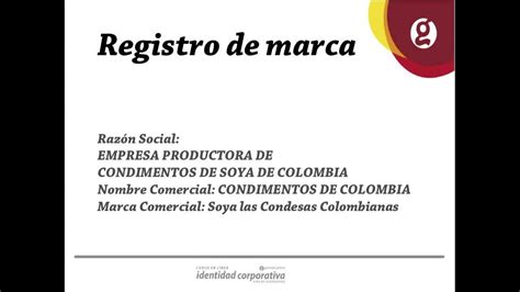 ¿Cómo registrar una marca en Colombia?   YouTube