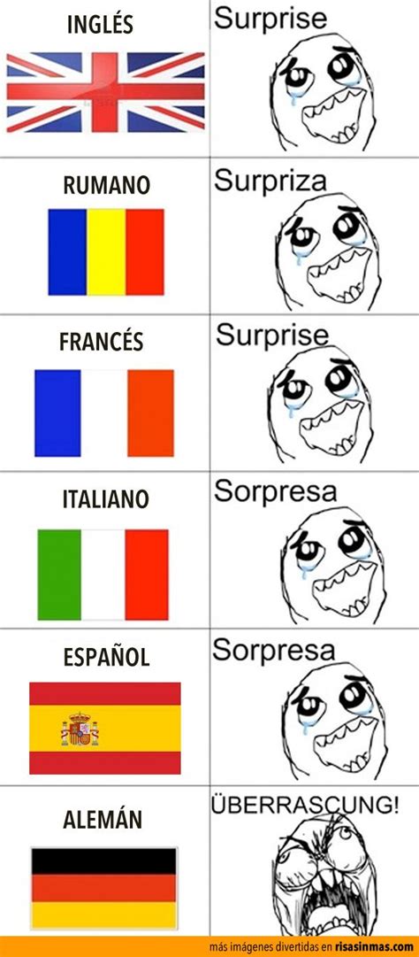 Cómo se dice sorpresa en varios idiomas. | Humor e ...