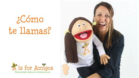¿Cómo te llamas? Spanish lesson for children   YouTube