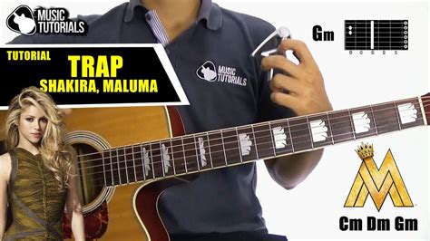 Cómo tocar Trap de Shakira Ft Maluma en Guitarra ...