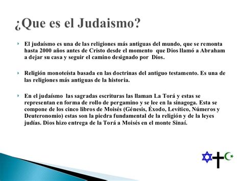 Comparacion Del Cristianismo Y Judaismo
