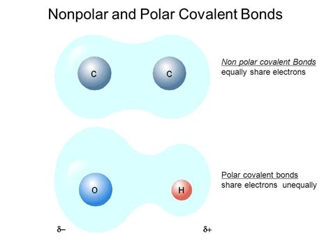 Comparison of Ionic, Polar Covalent, and Nonpolar Covalent ...