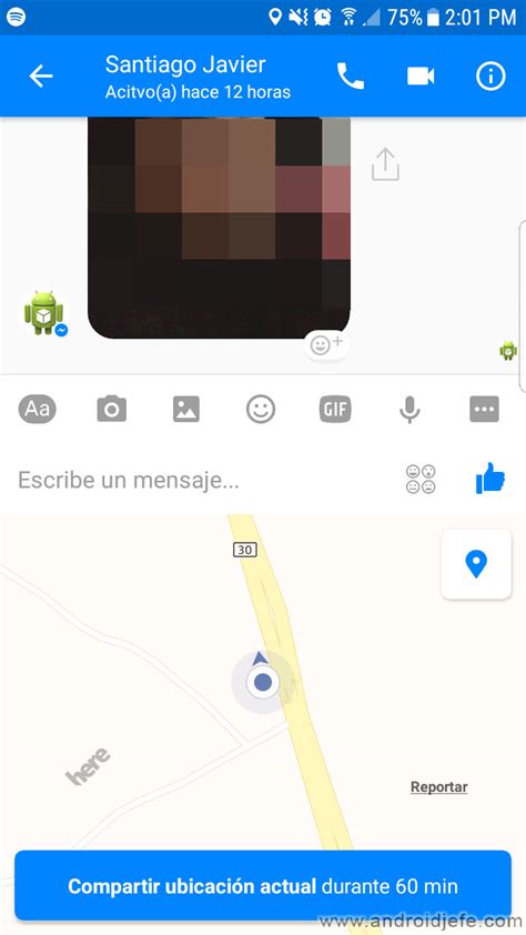 Compartir ubicación en tiempo real • Android Jefe