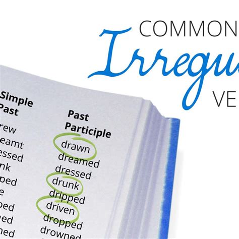 Complete English Irregular Verb List    Free PDF Download