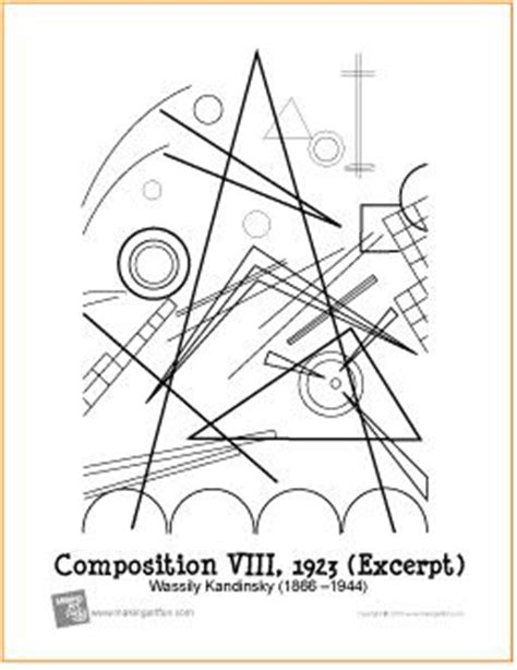 Composition VIII  Kandinski  | Free Coloring Page   http ...