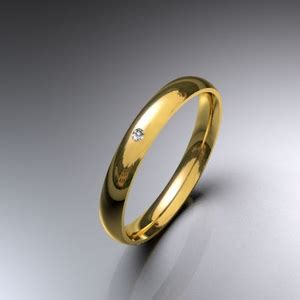 Comprar Alianzas de boda baratas online oro con brillantes ...