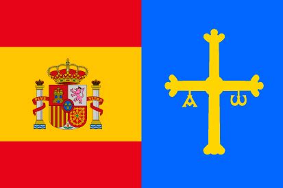 Comprar Bandera España Asturias   Comprarbanderas.es