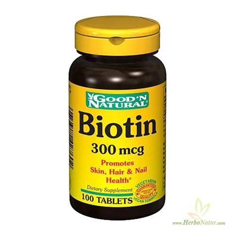 Comprar Biotina 300 mcg. 100 Comprimidos   Good  N Natural ...