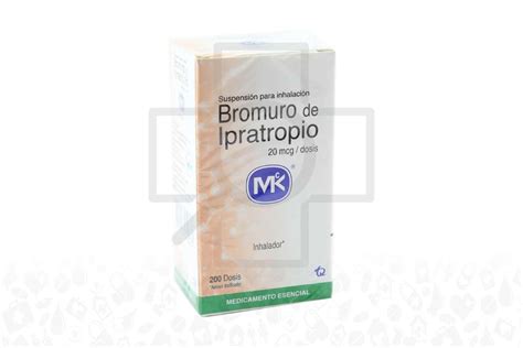Comprar Bromuro Ipatropio 20 Mcg 200 Dosis En Farmalisto ...
