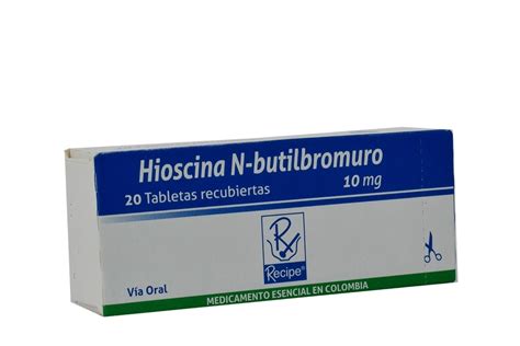 Comprar Hioscina N Butil Bromuro 10 mg. En Farmalisto ...