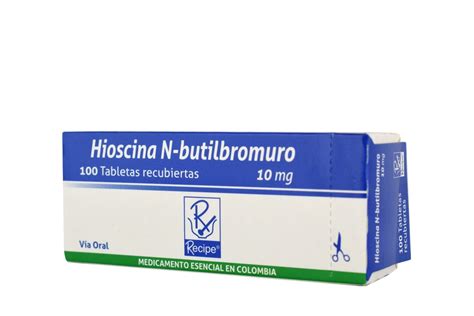 Comprar Hioscina N Butilbromuro 10 mg x100 En Farmalisto ...