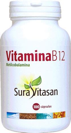 Comprar Sura Vitasan Vitamina B12 500mcg 100 cápsulas ...