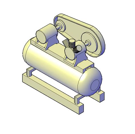 Compressor 3D CAD models   CADblocksfree  CAD blocks free