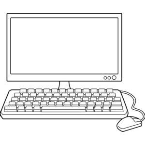 computer clipart black and white Recherche Google ...