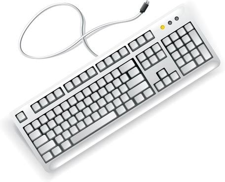 Computer Keyboard Clipart Black And White ClipartXtras