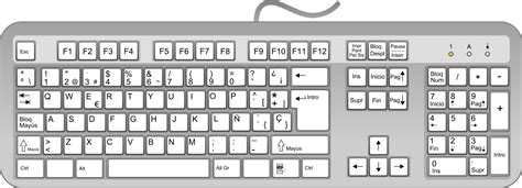 Computer Keyboard Clipart Black And White – 101 Clip Art