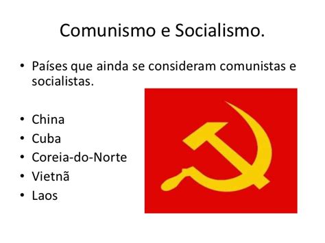Comunismo e socialismo