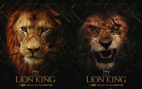 Concept posters for Disney s The Lion King created by Alex ...