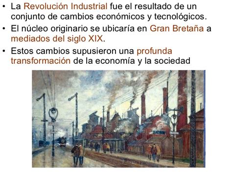 Concepto y causas de la Revolución Industrial
