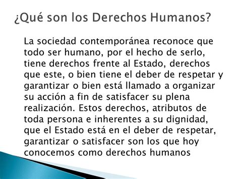 CONCEPTO Y FUNDAMENTACIÓN DE LOS DERECHOS HUMANOS   ppt ...