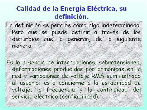 Conceptos básicos de calidad de la energía eléctrica ...