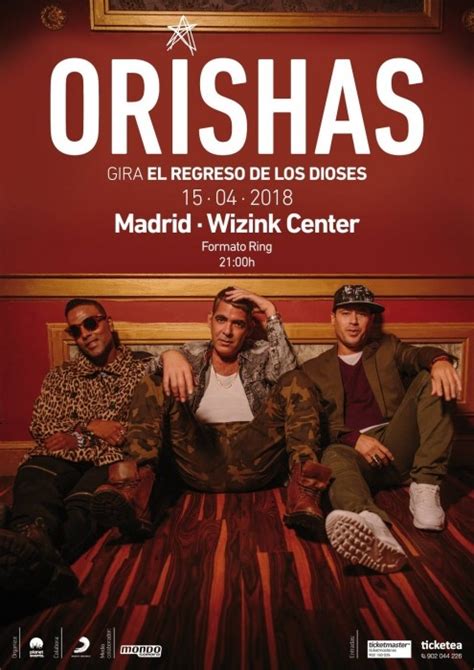 Concierto de Orishas en Madrid. Comprar Entradas.