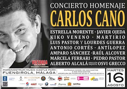 Concierto homenaje a Carlos Cano en Fuengirola   LaCarne ...