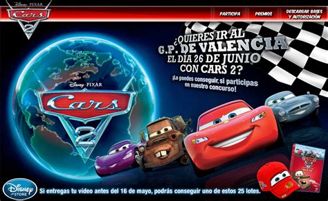 Concurso de Cars 2. Pasos a seguir :: Cortos Disney Pixar Cars